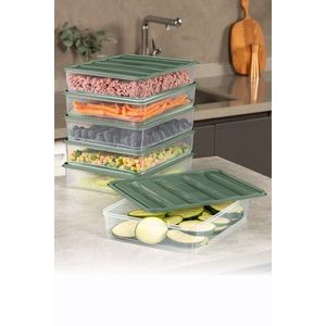 Set recipiente depozitare, Hermia, 964FRM5759, Verde imagine