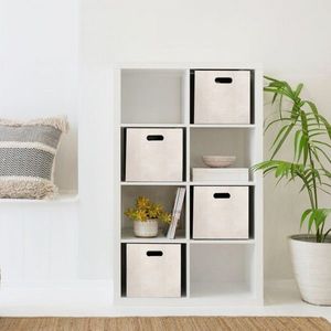 Set organizator de birou din fetru, HMY-6357, Crem imagine