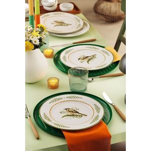 Set platouri servire desert, Hermia, 710KTP3765, Verde imagine