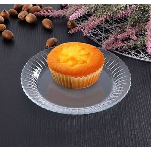 Set de farfurii de sticlă, Hermia, 896PBH1407, Transparent imagine