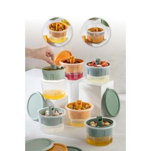 Set recipiente depozitare, Hermia, 964FRM5706, 650 ml, Multicolor imagine