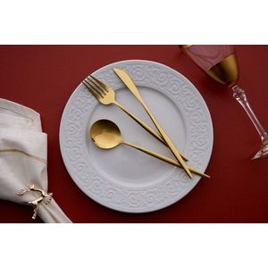 Set tacamuri, Hermia, 196RWE1813, Furculiță de masă: (6 bucăți), Auriu imagine