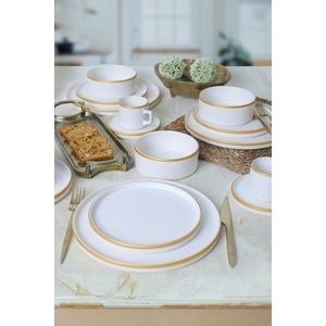 Serviciu de masa, Hermia, 275KRM2510, Antibacterian, Alb mat imagine