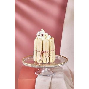 Platou servire desert, Hermia, 337GLZ1122, Transparent imagine