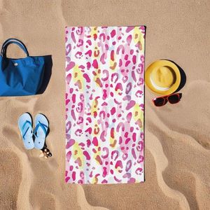 Prosop de plaja, L'essentiel Maison, BT20215061, 75x150 cm, Roz imagine