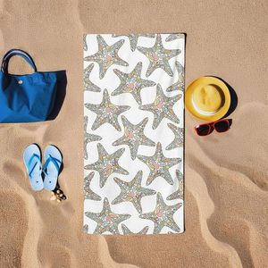 Prosop de plaja, L'essentiel Maison, BT20215008, 75x150 cm, Alb imagine