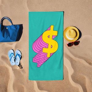 Prosop de plaja, L'essentiel Maison, BT2023015, 75x150 cm, Verde imagine