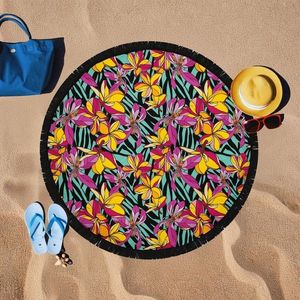 Prosop de plaja, L'essentiel Maison, BTR20217017, 150x150 cm, Multicolor imagine