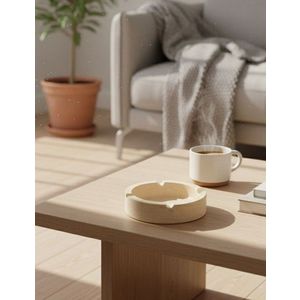 Scrumieră, Etern v2, 13x3x13 cm, Bej imagine