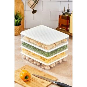 Set recipiente depozitare, Hermia, 452PTR1146, Alb imagine