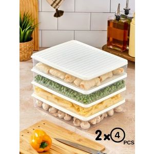 Set recipiente depozitare, Hermia, 452PTR1149, Alb imagine