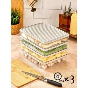 Set recipiente depozitare, Hermia, 452PTR1153, Crem imagine