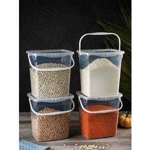 Set recipiente depozitare, Hermia, 452PTR1171, Transparent imagine