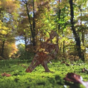 Obiect decorativ de grădină, Bird -A 01, 50x27 cm, Multicolor imagine