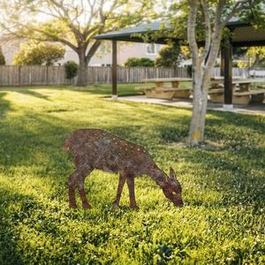 Obiect decorativ de grădină, Gazelle -A 01, 64x72 cm, Multicolor imagine