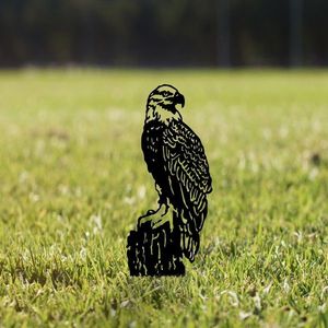 Obiect decorativ de grădină, Spy 01, 40x36 cm, Negru imagine