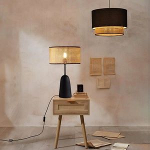 Set candelabru și lampă de masă, Opviq, 780SGN4648, Negru imagine