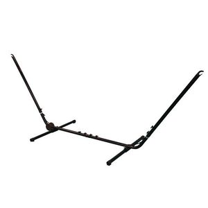 Suport hamac, Hammock, 305 - 388 x 100 x 114 - 146 cm, otel, negru imagine