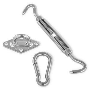 Sistem prindere parasolar, Stars, 20 cm, metal, gri imagine