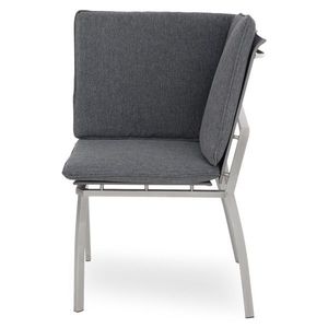 Element colt, Collodi, L.61 l.61 H.92.5 cm, inox, gri/natur imagine