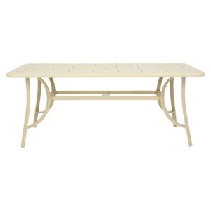 Masa pentru terasa/gradina Riverside, 182.9x106.8x71.8 cm, aluminiu, natur imagine