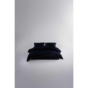 Lenjerie de pat dubla, L'essentiel Maison, Anya, Negru imagine