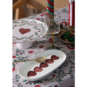 Set platouri servire, Hermia, 280TMA3379, Alb/Rosu imagine