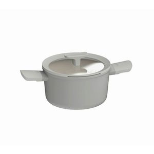 Cratita cu capac BergHOFF, Leo Balance Moonmist, Ø20 cm, 3 L, aluminiu reciclat, strat antiaderent imagine