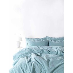 Lenjerie de pat dubla, L'essentiel Maison, Ephesus, Albastru mineral imagine