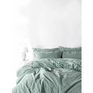 Lenjerie de pat dubla, L'essentiel Maison, Ephesus, Verde natural imagine