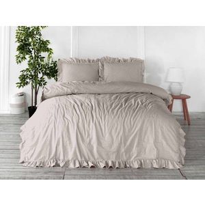 Lenjerie de pat dubla, L'essentiel Maison, Exclusive, Crem imagine