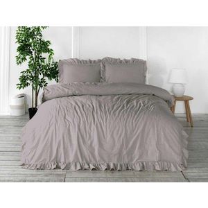 Lenjerie de pat dubla, L'essentiel Maison, Exclusive, Gri Opal imagine