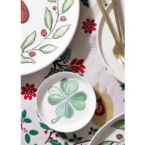 Set boluri pentru sos, Hermia, 280TMA3380, Alb/Verde imagine