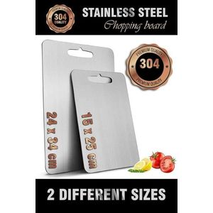 Set de tocătoare, Hermia, 346GST1101, Curățare ușoară, Argintiu imagine