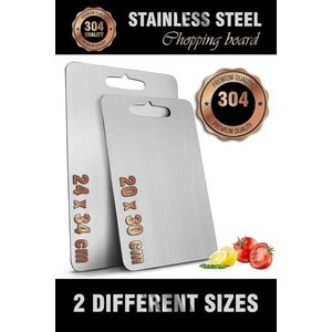 Set de tocătoare, Hermia, 346GST1103, Curățare ușoară, Argintiu imagine