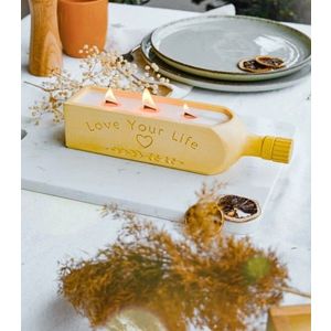 Lumanare, Ers1236, 25x6.5 cm, Galben imagine