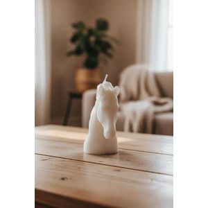 Lumanare, Ers1232, 13x12 cm, Alb imagine