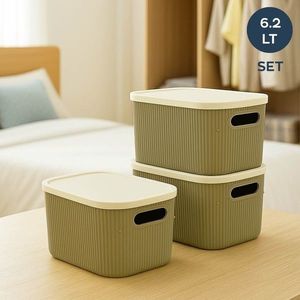 Set recipiente depozitare, 242355, Verde imagine