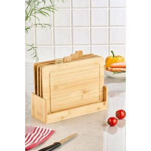 Tocător din bambus, Hermia, 337GLZ1187, Suport: 30 x 25 cm (1 bucată), Lemn imagine