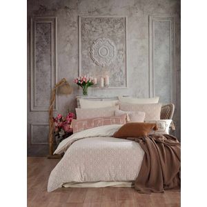 Lenjerie de pat dubla, L'essentiel Maison, Traditional, Crem imagine