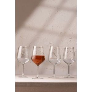 Set de pahare de vin, Hermia, 127RKL1128, Transparent imagine