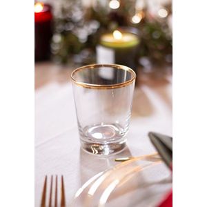 Set pahare, Hermia, 127RKL1170, Auriu / Transparent imagine