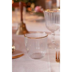 Set pahare, Hermia, 127RKL1189, Auriu / Transparent imagine