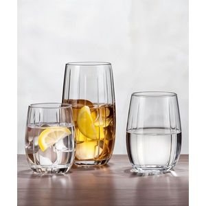 Set pahare, Hermia, 896PBH1156, Dimensiune pahar mediu: 6, 5 x 6, 5 x 11 cm / 380 ml (6 bucăți), Transparent imagine