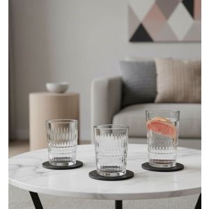 Set pahare, Hermia, 896PBH1441, Dimensiune medie a paharului: 230 ml (6 bucăți), Transparent imagine