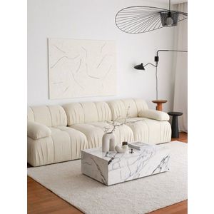 Canapea 3 locuri, Atelier del Sofa, 383EVN1249, Alb imagine