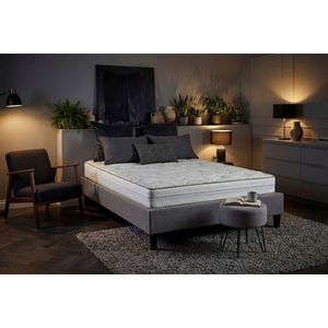 Saltea ortopedica Aloe Vera PLUS Dual Confort, 180x200x30cm, Memory 4 cm, 7 zone de confort, reversibila, fermitate medie imagine