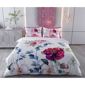 Lenjerie de pat pentru o persoana Single XXL (DE), 2 piese, L'essentiel Maison, Royal, Bumbac;Poliester, Alb / Verde / Albastru / Roșu / Mov imagine