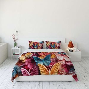 Set husă de pilotă dublă (FR), L'essentiel Maison, FLW_DVT25-35, Multicolor imagine