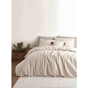 Lenjerie de pat dubla Super King (EU) (IT), L'essentiel Maison, Tommy Light, Alb/Negru imagine